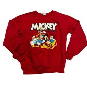 Red Mickey &‎ Friends Sweatshirt
